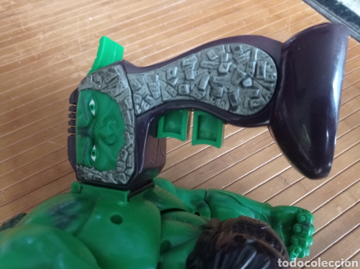 Figuras y mu&ntilde;ecos Marvel: Figura Incre&iacute;ble Hulk sonido movimiento 2002 - Foto 5