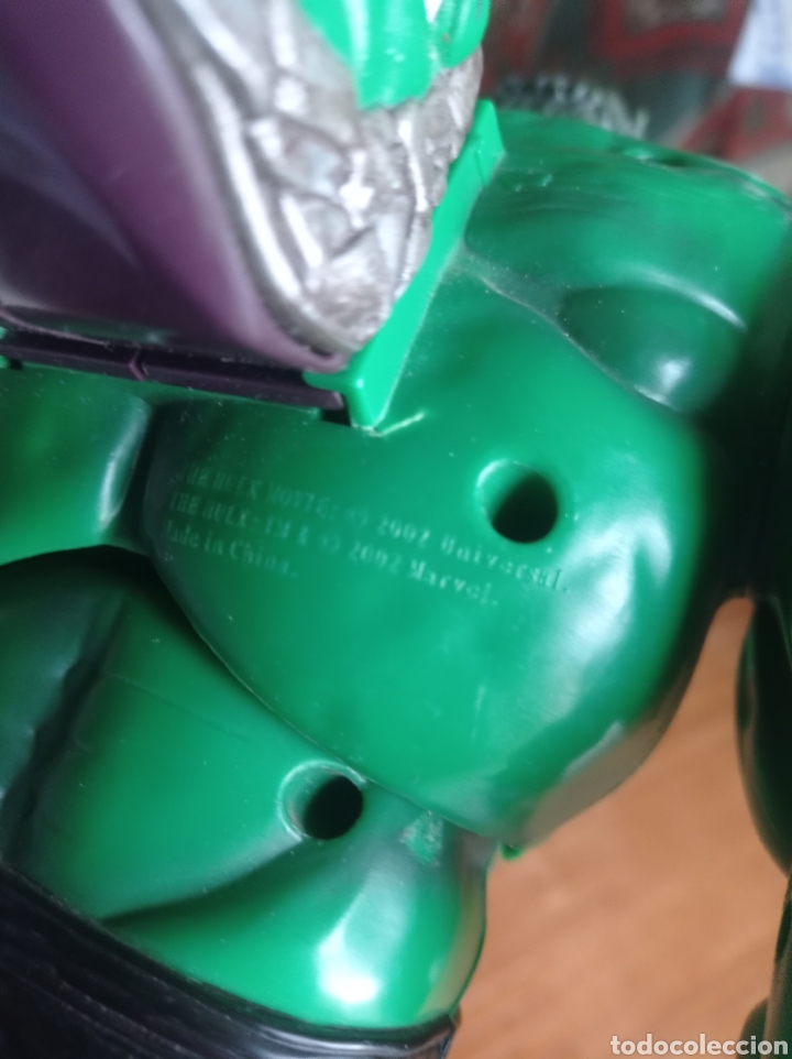 Figuras y mu&ntilde;ecos Marvel: Figura Incre&iacute;ble Hulk sonido movimiento 2002 - Foto 13