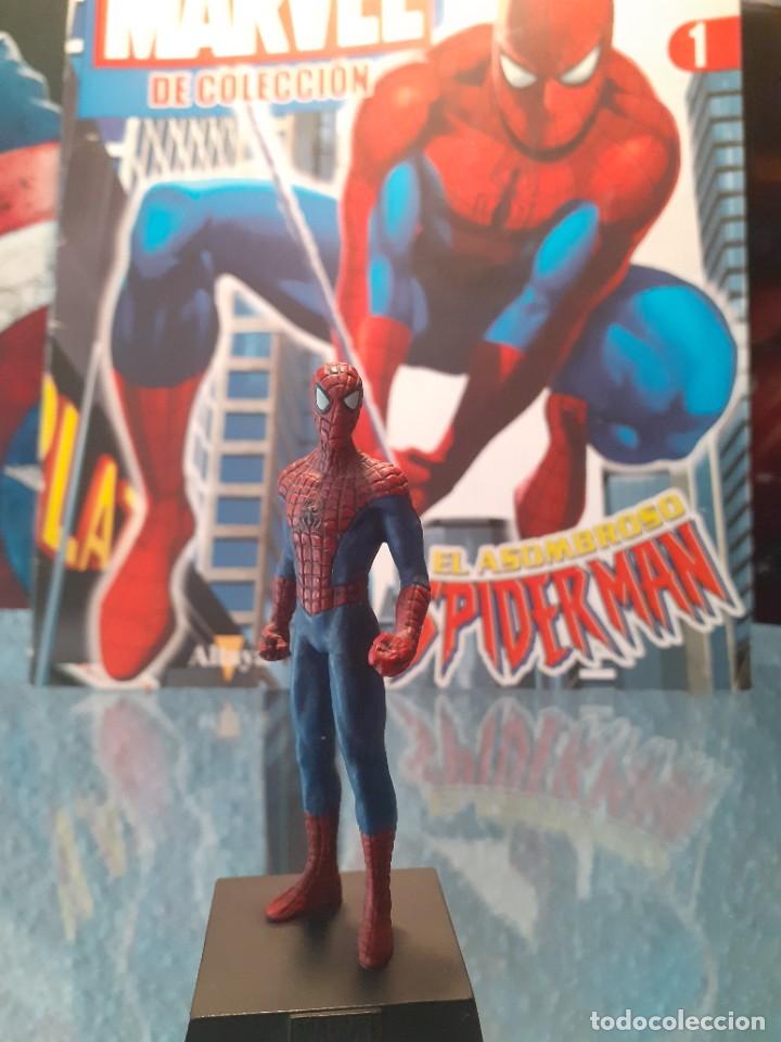 Figuras y mu&ntilde;ecos Marvel: Figura Plomo Marvel n&uacute;mero 1 Altaya Spiderman - Foto 2