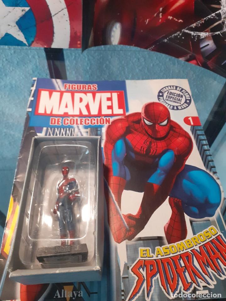 Figuras y mu&ntilde;ecos Marvel: Figura Plomo Marvel n&uacute;mero 1 Altaya Spiderman - Foto 4