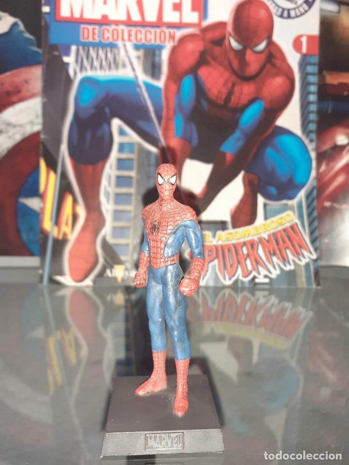 Figuras y mu&ntilde;ecos Marvel: Figura Plomo Marvel n&uacute;mero 1 Altaya Spiderman - Foto 5