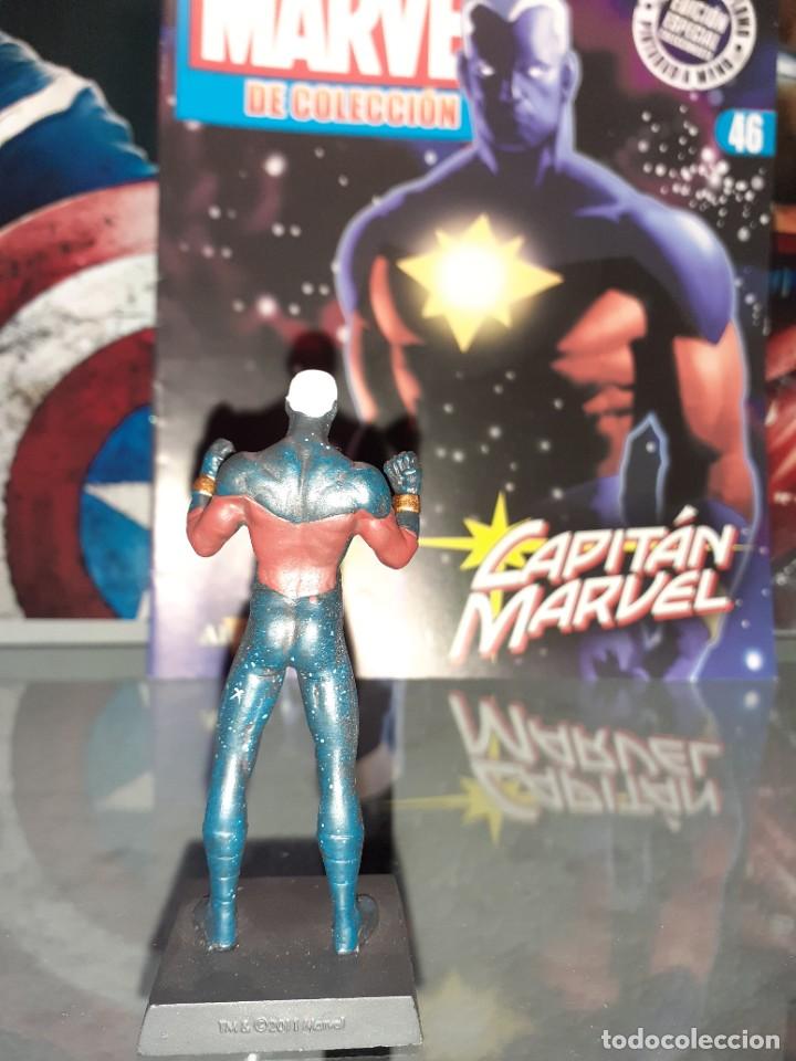 Figuras y mu&ntilde;ecos Marvel: Figura Plomo Marvel n&uacute;mero 46 Altaya Capit&aacute;n Marvel - Foto 4
