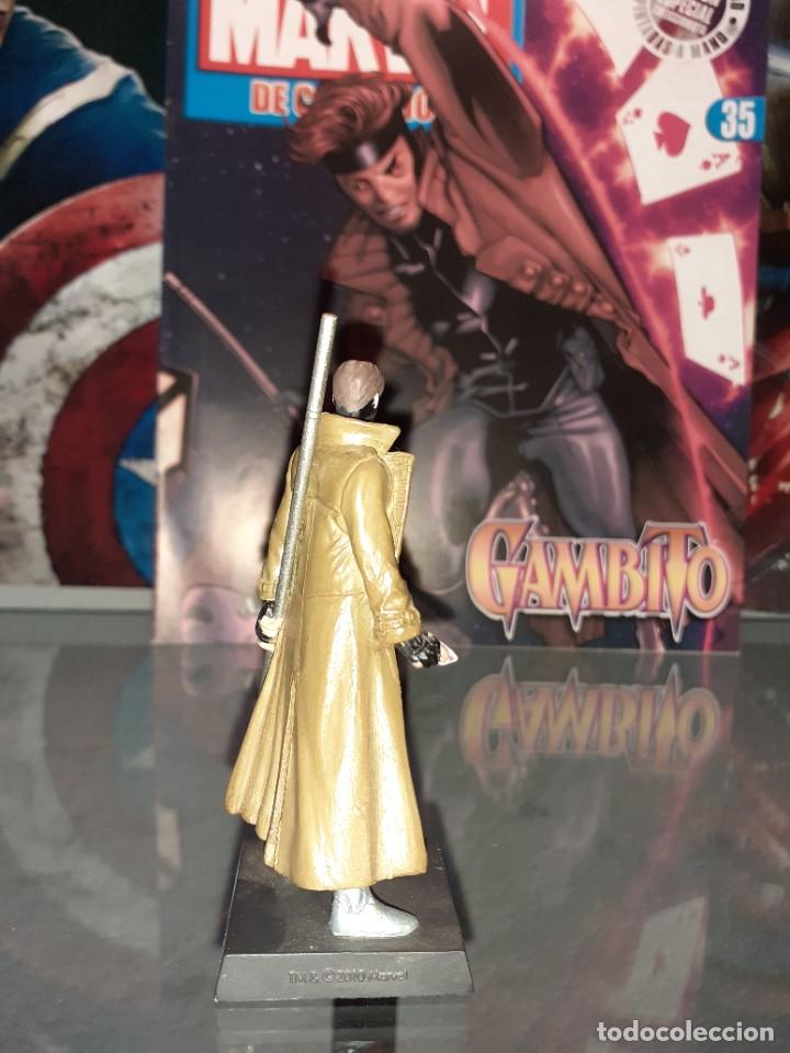Figuras y mu&ntilde;ecos Marvel: Figura Plomo Marvel n&uacute;mero 35 Altaya Gambito - Foto 3