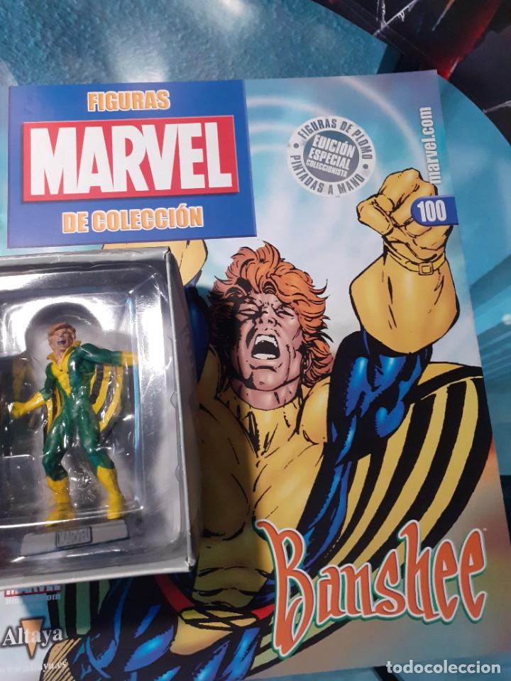 Figuras y mu&ntilde;ecos Marvel: Figura Plomo Marvel n&uacute;mero 100 Altaya Banshee - Foto 1