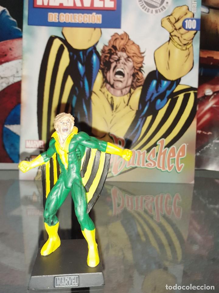 Figuras y mu&ntilde;ecos Marvel: Figura Plomo Marvel n&uacute;mero 100 Altaya Banshee - Foto 2