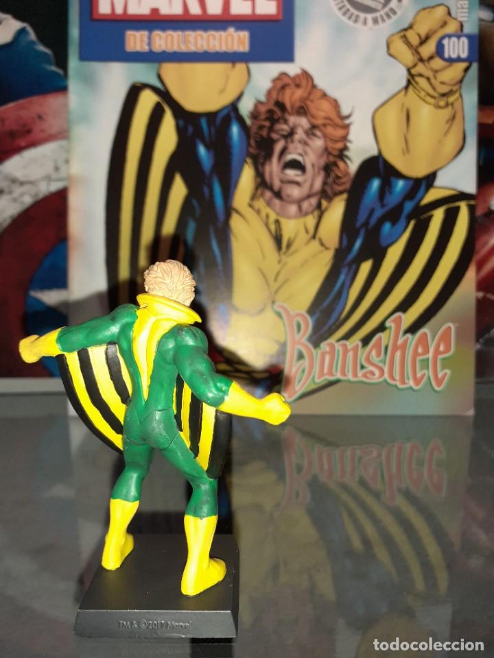 Figuras y mu&ntilde;ecos Marvel: Figura Plomo Marvel n&uacute;mero 100 Altaya Banshee - Foto 3