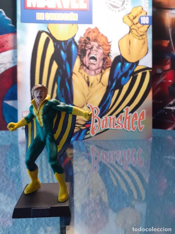 Figuras y mu&ntilde;ecos Marvel: Figura Plomo Marvel n&uacute;mero 100 Altaya Banshee - Foto 4