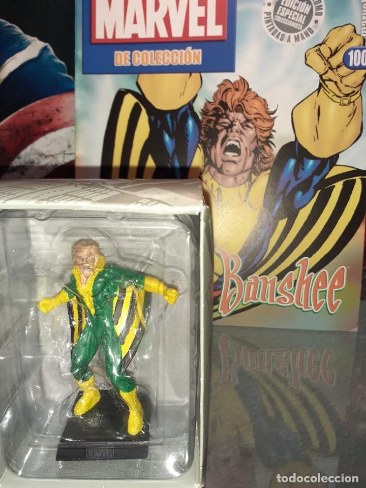 Figuras y mu&ntilde;ecos Marvel: Figura Plomo Marvel n&uacute;mero 100 Altaya Banshee - Foto 6