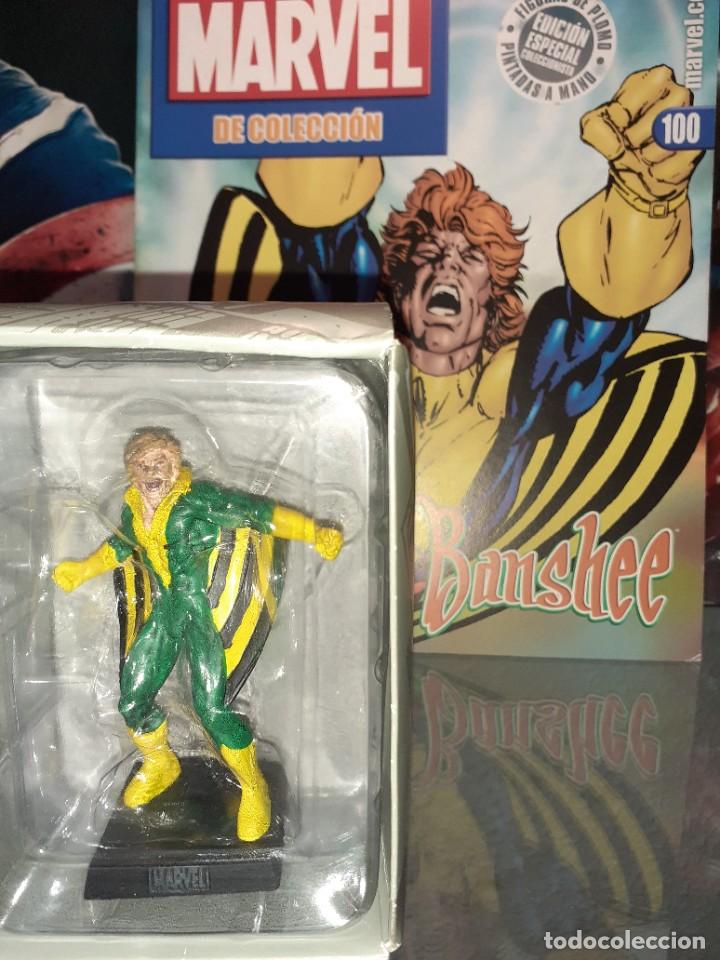 Figuras y mu&ntilde;ecos Marvel: Figura Plomo Marvel n&uacute;mero 100 Altaya Banshee - Foto 7