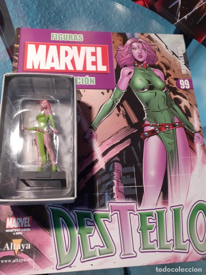 Figuras y mu&ntilde;ecos Marvel: Figura Plomo Marvel n&uacute;mero 99 Altaya Destello - Foto 6