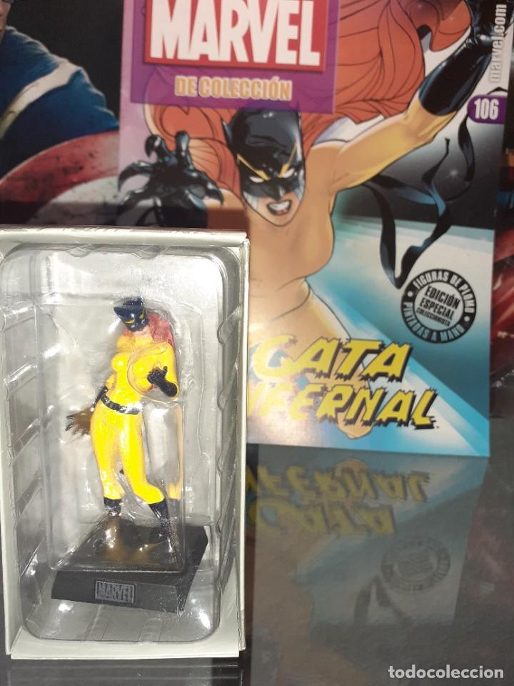 Figuras y mu&ntilde;ecos Marvel: Figura Plomo Marvel n&uacute;mero 106 Altaya Hellcat Gata Infernal Patsy Walker - Foto 1