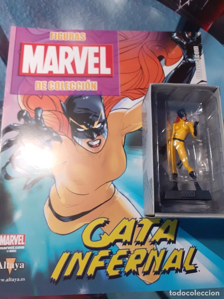 Figuras y mu&ntilde;ecos Marvel: Figura Plomo Marvel n&uacute;mero 106 Altaya Hellcat Gata Infernal Patsy Walker - Foto 6