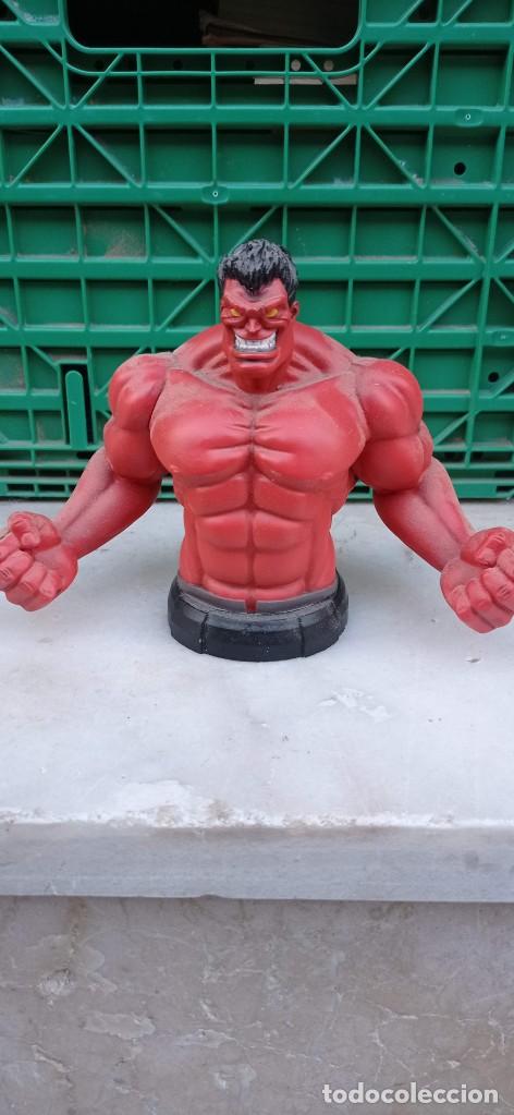 Figuras y mu&ntilde;ecos Marvel: MARVEL BUSTO HULK ROJO RED ROUGE 2018 - Foto 1