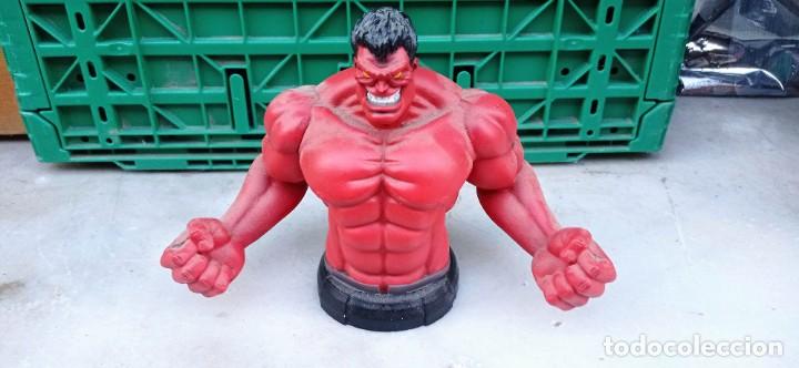 Figuras y mu&ntilde;ecos Marvel: MARVEL BUSTO HULK ROJO RED ROUGE 2018 - Foto 2