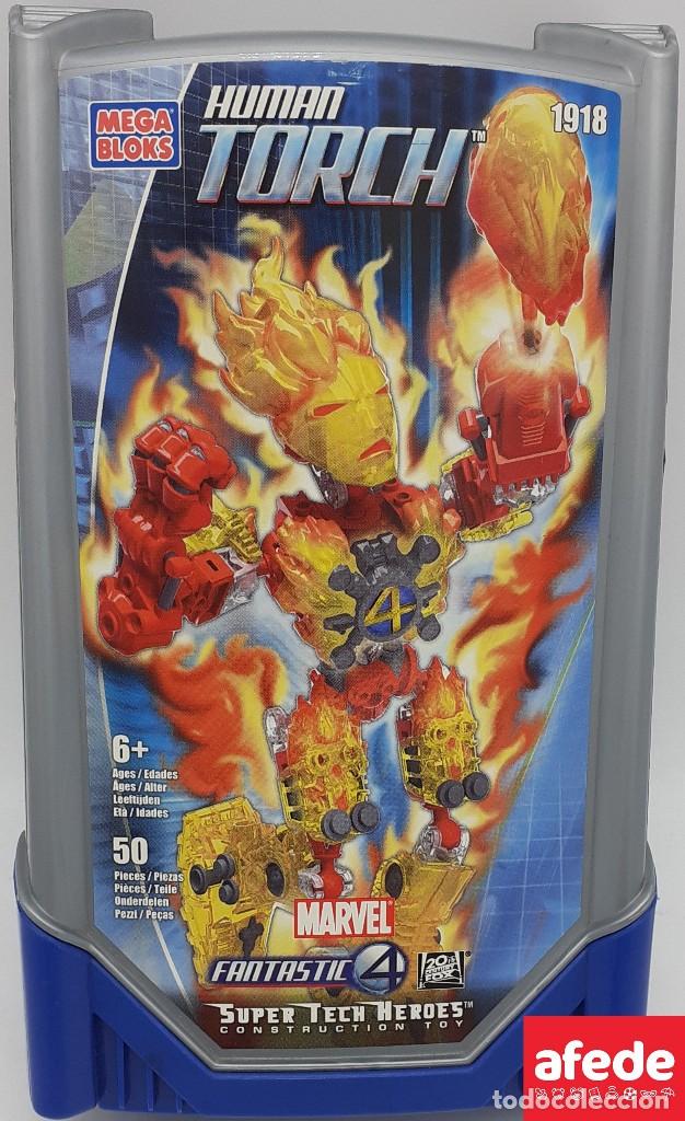 Figuras y mu&ntilde;ecos Marvel: HUMAN TORCH MARVEL FANTASTIC 4 REF.1918, EN SU CAJA ORIGINAL - Foto 1