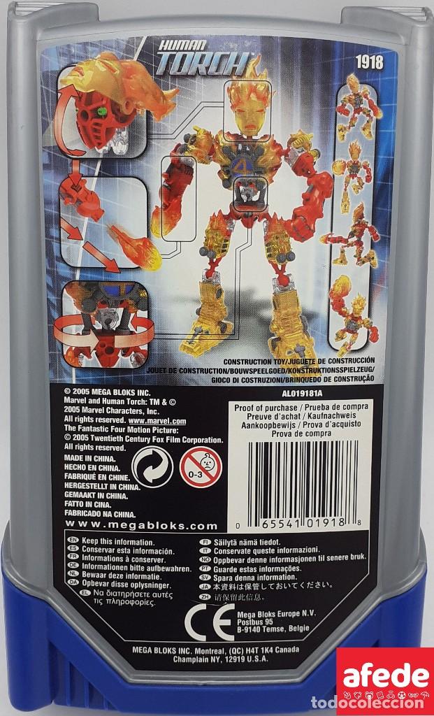 Figuras y mu&ntilde;ecos Marvel: HUMAN TORCH MARVEL FANTASTIC 4 REF.1918, EN SU CAJA ORIGINAL - Foto 2
