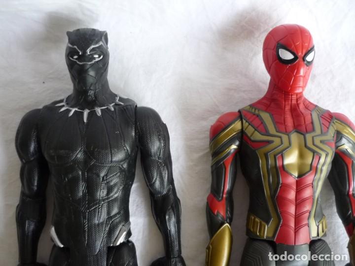 Figuras y mu&ntilde;ecos Marvel: Figuras spiderman 2018 + pantera negra 2019, Hasbro Marvel - Foto 3