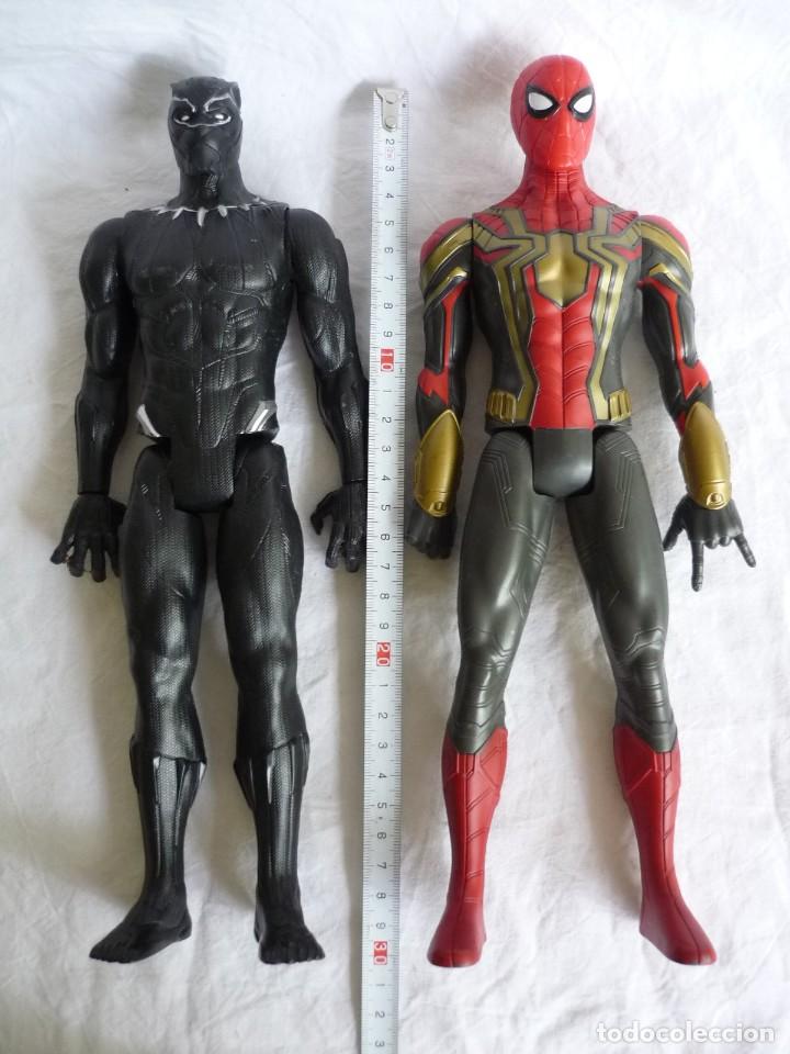Figuras y mu&ntilde;ecos Marvel: Figuras spiderman 2018 + pantera negra 2019, Hasbro Marvel - Foto 8