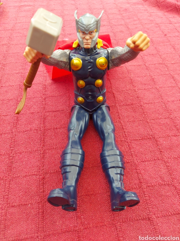 Figuras y mu&ntilde;ecos Marvel: FIGURA DE ACCI&Oacute;N THOR MARVEL HASBRO 2013 HEROE DE LOS VENGADORES - Foto 4