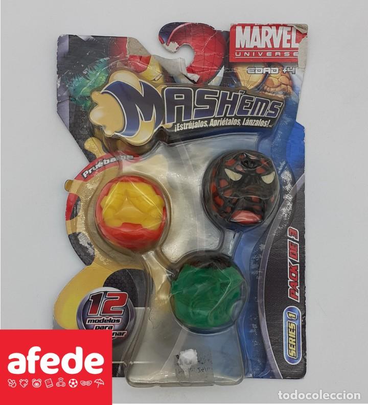 Figuras y mu&ntilde;ecos Marvel: MARVEL MASHEMS 2 PACK. BIZAK DEL 2011. - Foto 2
