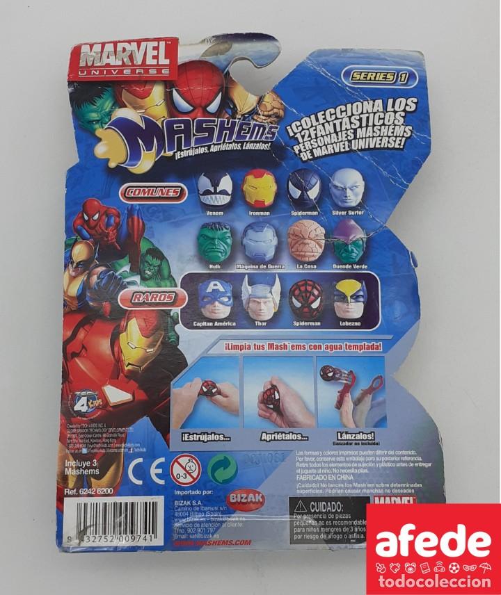 Figuras y mu&ntilde;ecos Marvel: MARVEL MASHEMS 2 PACK. BIZAK DEL 2011. - Foto 3