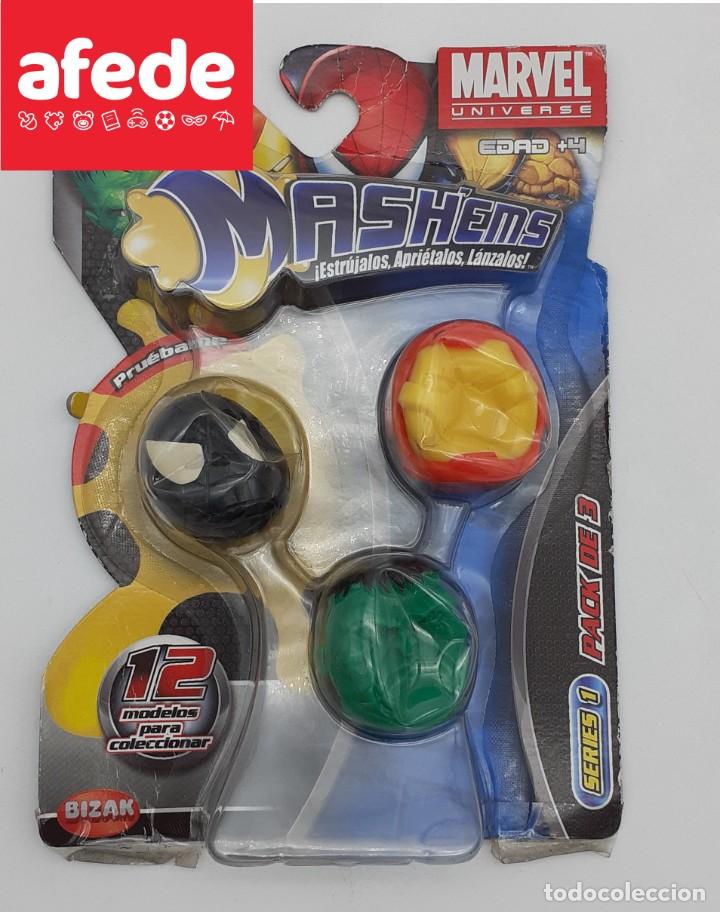 Figuras y mu&ntilde;ecos Marvel: MARVEL MASHEMS 2 PACK. BIZAK DEL 2011. - Foto 6