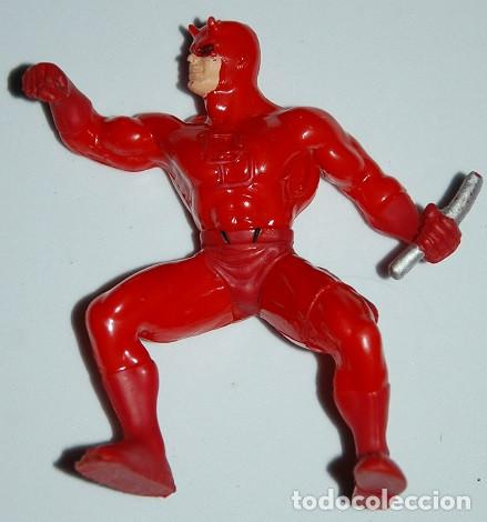 Figuras y mu&ntilde;ecos Marvel: FIGURA DE GOMA DD DARE DEVIL DAN DEFENSOR MARVEL YOLANDA 1996 - Foto 1