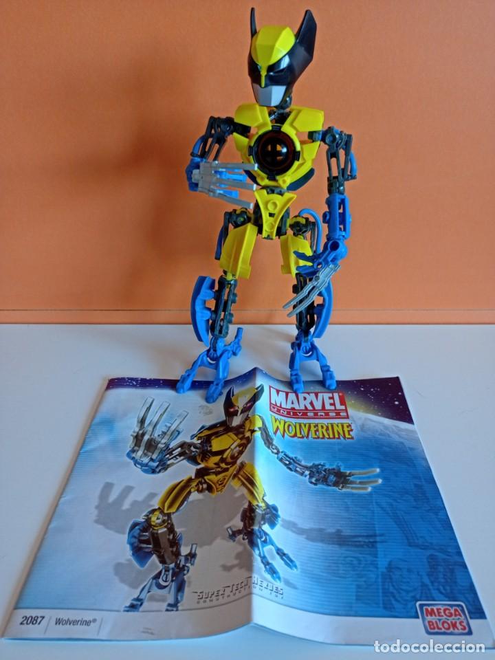 Figuras y mu&ntilde;ecos Marvel: WOLVERINE, SUPER TECH HEROES, MEGA BLOKS N&ordm;2087, MARVEL UNIVERSE.. L5729 - Foto 4