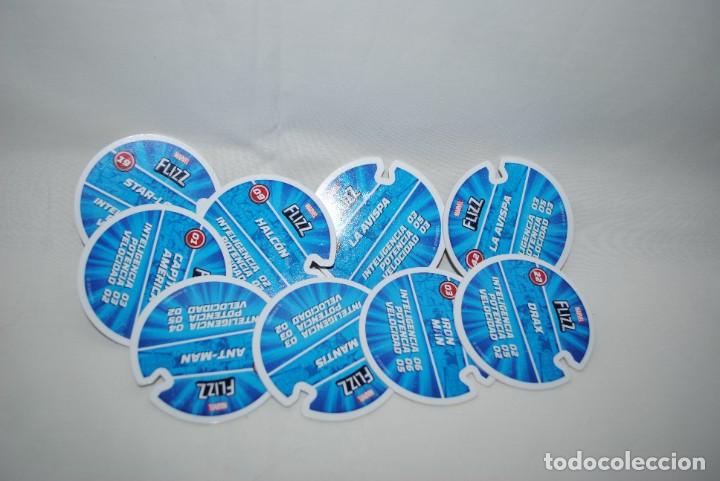 Figuras y mu&ntilde;ecos Marvel: TAZO MARVEL FLIZZ , LOTE . - Foto 2