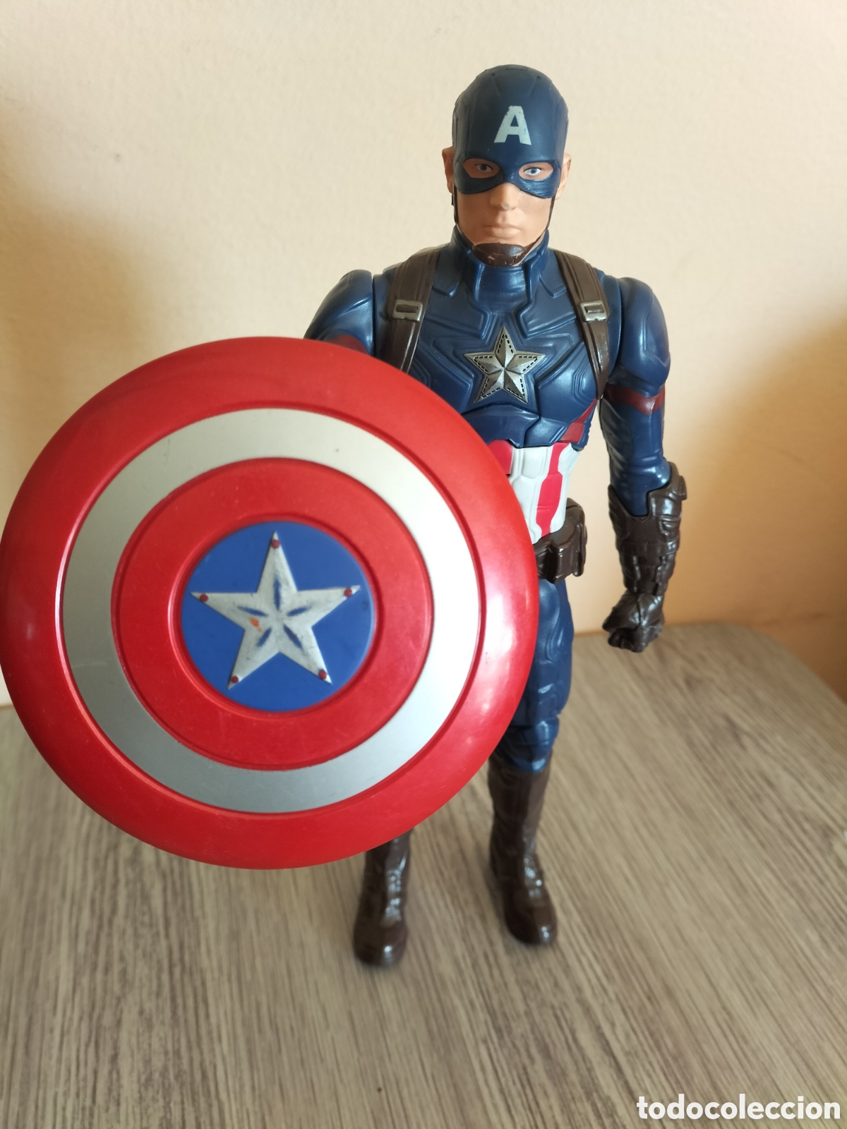 Figuras y mu&ntilde;ecos Marvel: Marvel Capit&aacute;n Am&eacute;rica con sonido hasbro - Foto 1