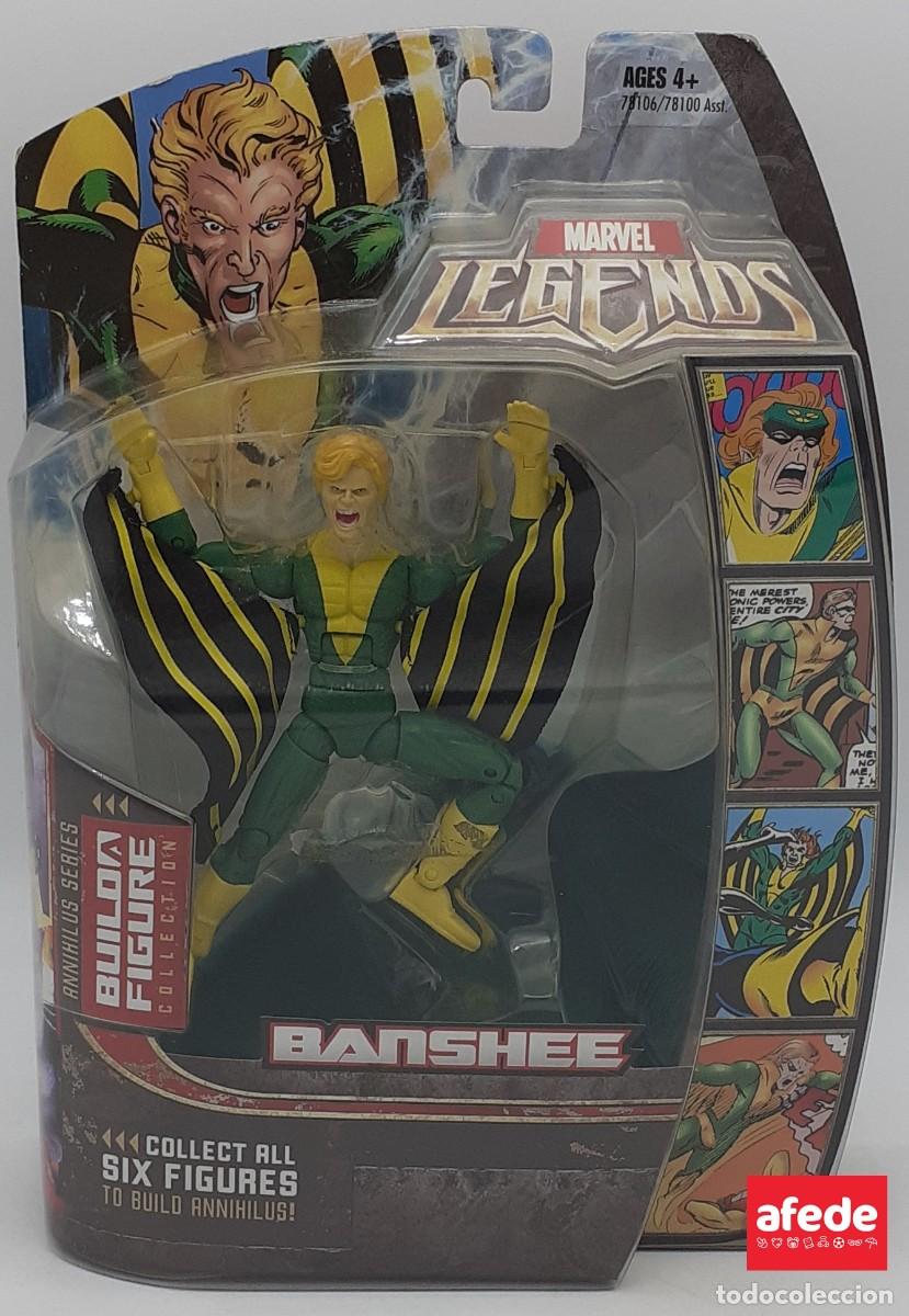 Figuras y mu&ntilde;ecos Marvel: LOTE FIGURA MARVEL LEGENDS &rdquo;BANSHEE&rdquo; EN SU BLISTER ORIGINAL - Foto 1