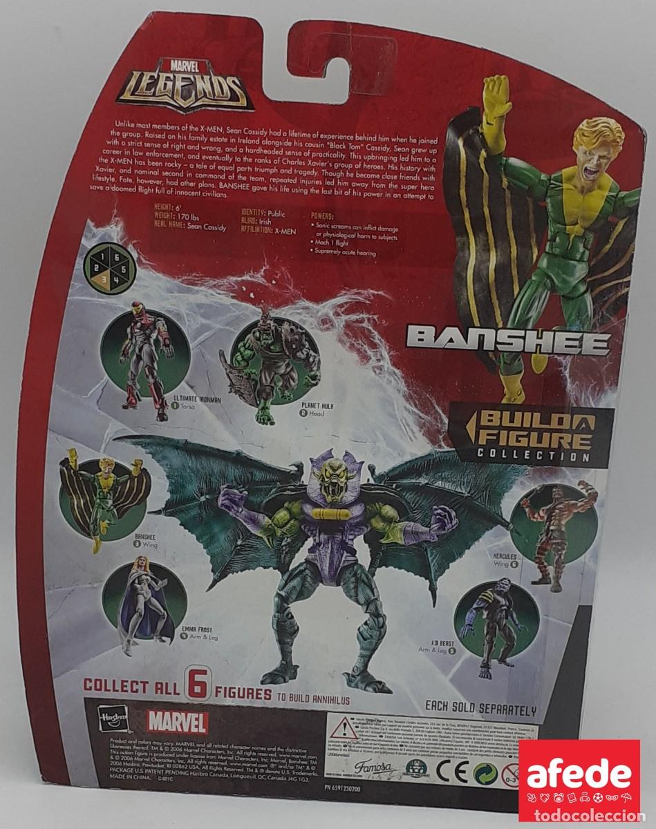 Figuras y mu&ntilde;ecos Marvel: LOTE FIGURA MARVEL LEGENDS &rdquo;BANSHEE&rdquo; EN SU BLISTER ORIGINAL - Foto 2