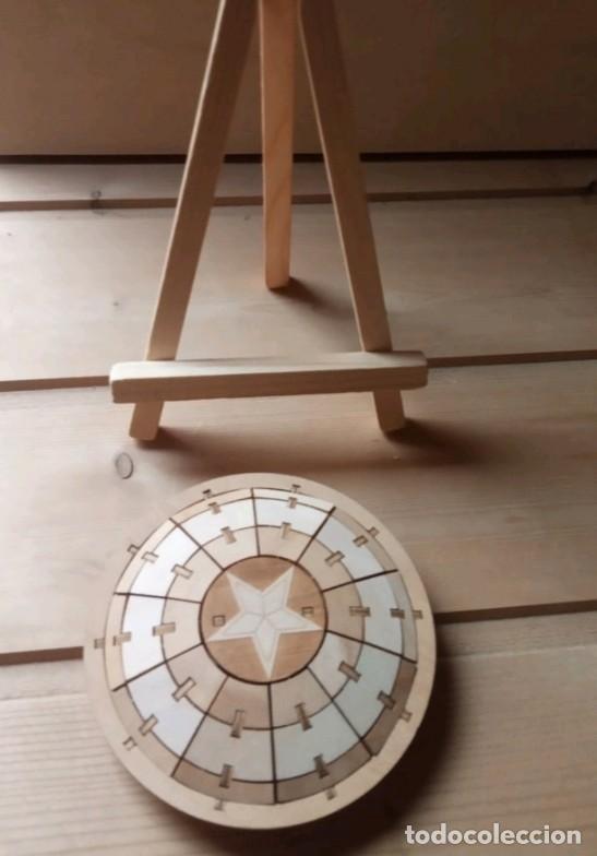 Figuras y mu&ntilde;ecos Marvel: Escudo Capit&aacute;n Am&eacute;rica. Marvel. Puzzle 3D en madera. - Foto 5