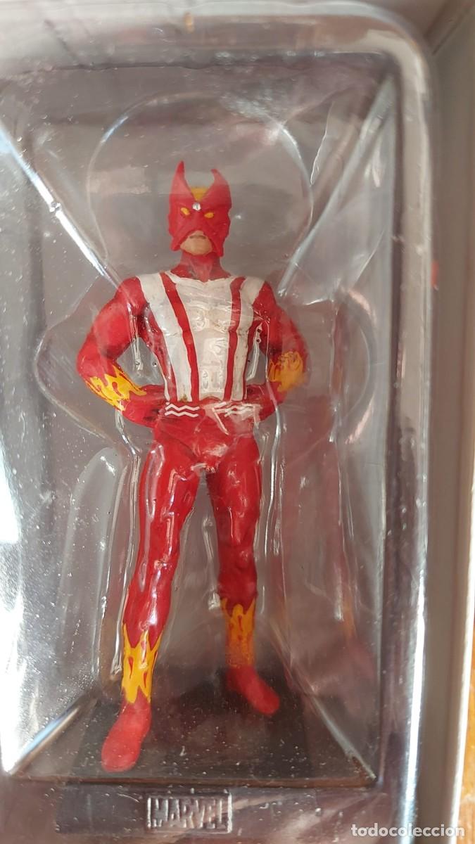 Figuras y mu&ntilde;ecos Marvel: figura fuego solar 125 eaglemoss - Foto 1