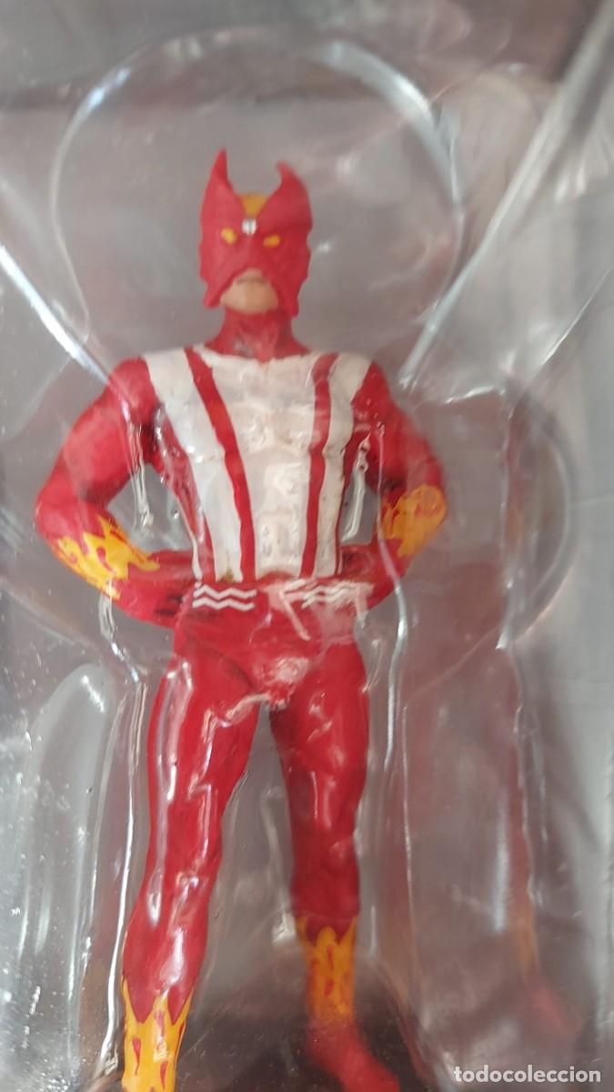 Figuras y mu&ntilde;ecos Marvel: figura fuego solar 125 eaglemoss - Foto 2