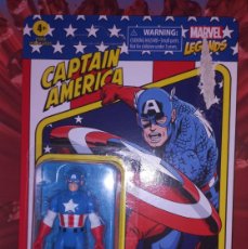 Figuras y Muñecos Marvel: FIGURA CAPTAIN AMERICA-CAPITAN AMERICA - MARVEL LEGENDS RETRO - HASBRO - 2021, EN BLISTER, SIN ABRIR