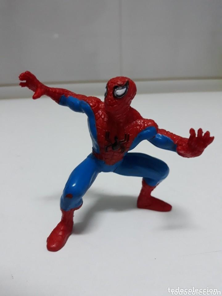 Figuras y mu&ntilde;ecos Marvel: FIGURA DE GOMA SPIDERMAN MARVEL YOLANDA 1996 - Foto 1