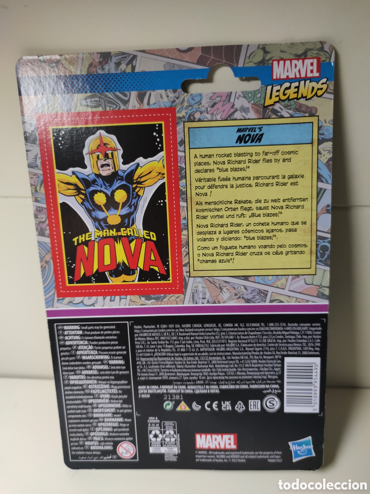 Figuras y mu&ntilde;ecos Marvel: Nova Marvel Legends hasbro kenner - Foto 2