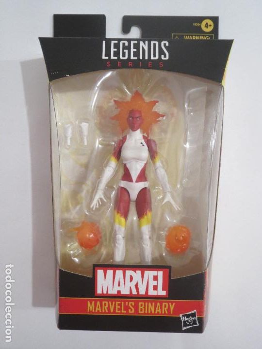 Figuras y mu&ntilde;ecos Marvel: MARVEL LEGENDS SERIES MARVEL&acute;S BINARY CAPITANA MARVEL FORMA BINARIA HASBRO 2021 NUEVO SIN DOS LLAMAS - Foto 1