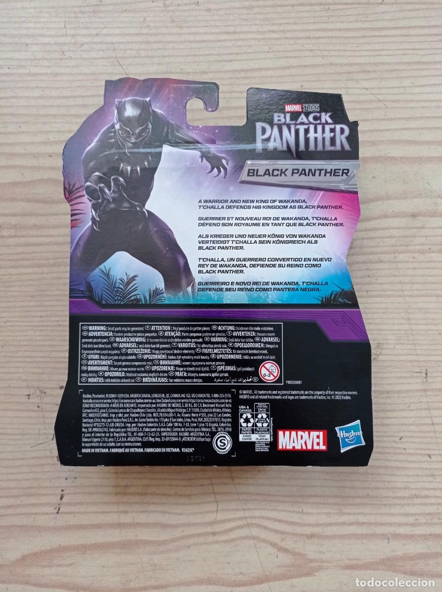Figuras y mu&ntilde;ecos Marvel: Figura Black Panther - Marvel Studios - Hasbro - Foto 2