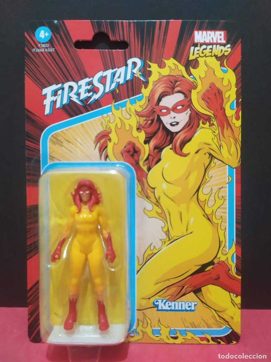 Figuras y mu&ntilde;ecos Marvel: figura mu&ntilde;eco en blister marvel legends firestar kenner - Foto 1