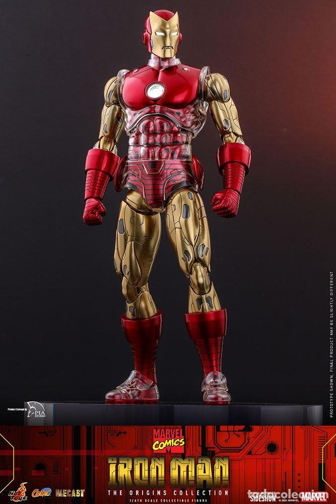 Figuras y mu&ntilde;ecos Marvel: Figura Iron Man Suit Armor Marvel Comics Hot Toys - Foto 3