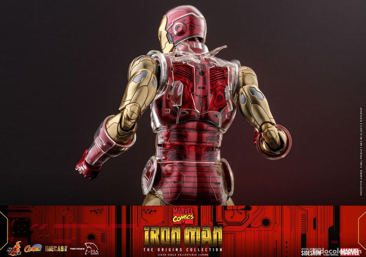Figuras y mu&ntilde;ecos Marvel: Figura Iron Man Suit Armor Marvel Comics Hot Toys - Foto 4