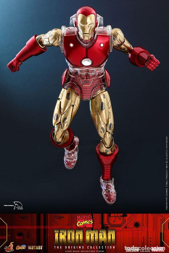 Figuras y mu&ntilde;ecos Marvel: Figura Iron Man Suit Armor Marvel Comics Hot Toys - Foto 6