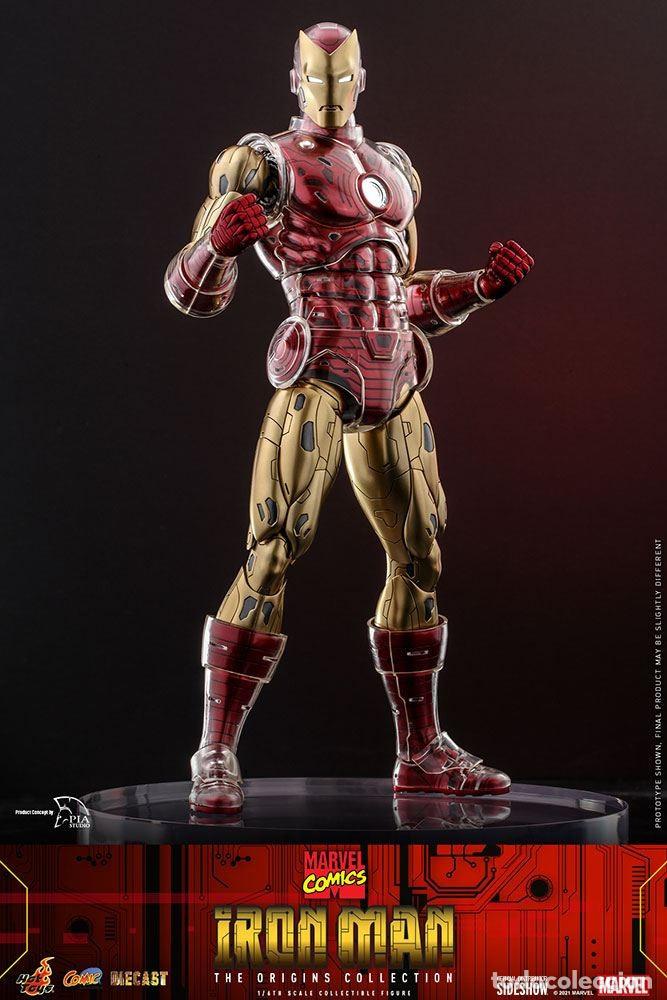 Figuras y mu&ntilde;ecos Marvel: Figura Iron Man Suit Armor Marvel Comics Hot Toys - Foto 10
