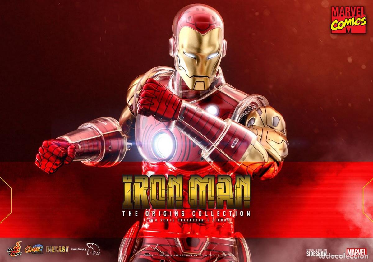 Figuras y mu&ntilde;ecos Marvel: Figura Iron Man Suit Armor Marvel Comics Hot Toys - Foto 11