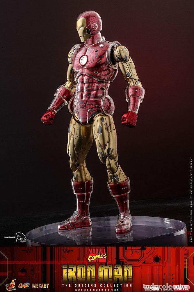 Figuras y mu&ntilde;ecos Marvel: Figura Iron Man Suit Armor Marvel Comics Hot Toys - Foto 13