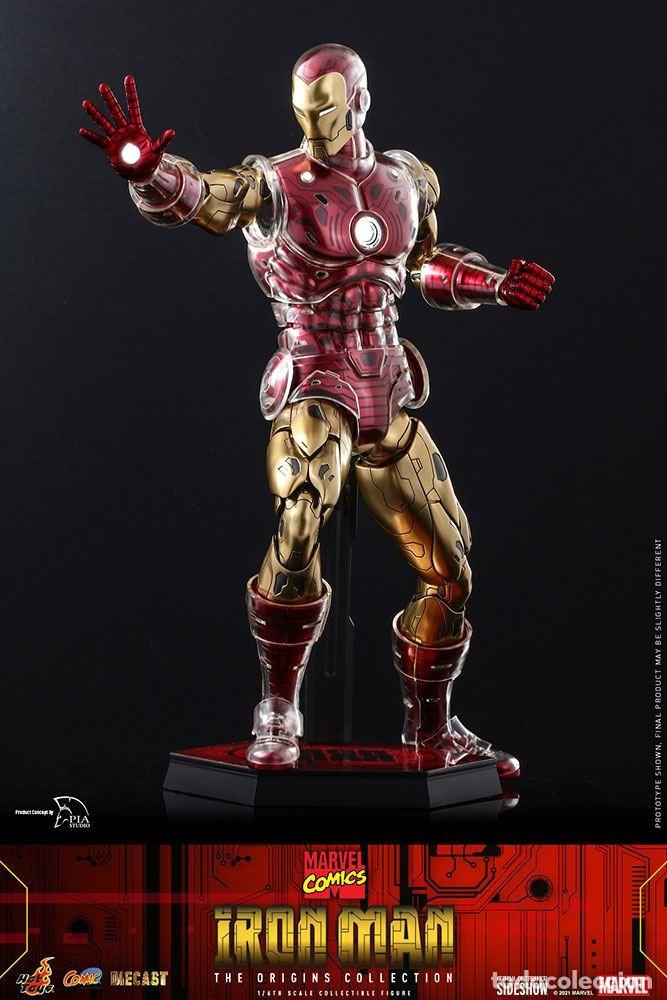 Figuras y mu&ntilde;ecos Marvel: Figura Iron Man Suit Armor Marvel Comics Hot Toys - Foto 14