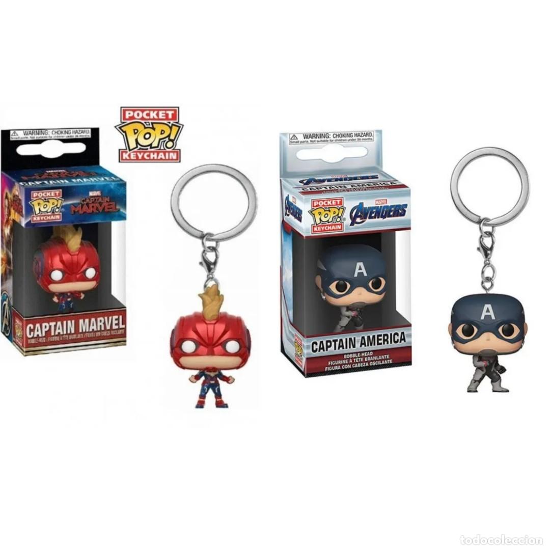 Acquista Marvel: Funko Pop! Pocket Keychain - Avengers Endgame - Captain  America (Portachiavi)