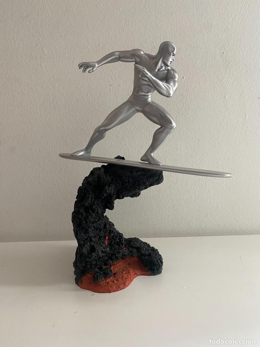 Figuras y mu&ntilde;ecos Marvel: THE SILVER SURFER COLD CAST PORCELAINE STATUE - Foto 3